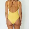 sustainable swimwear yellow