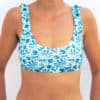 premium swimwear blue shells