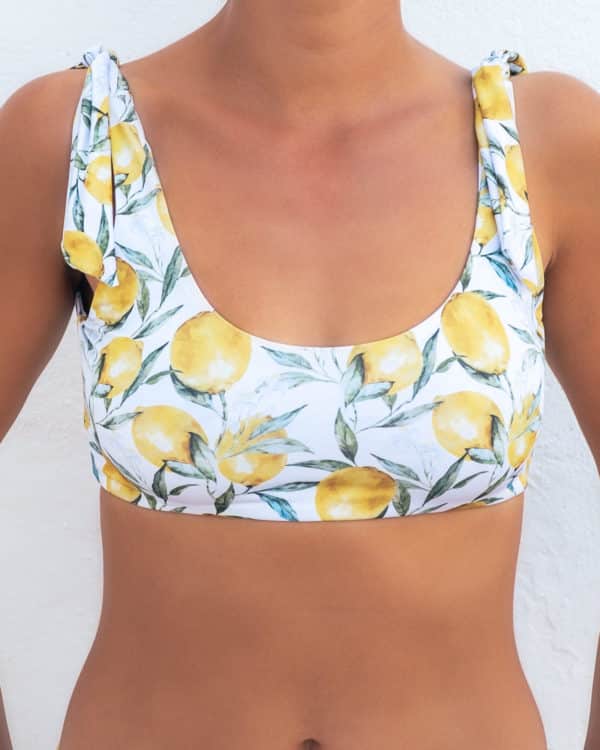 brazilian lemon side loop swimsuit