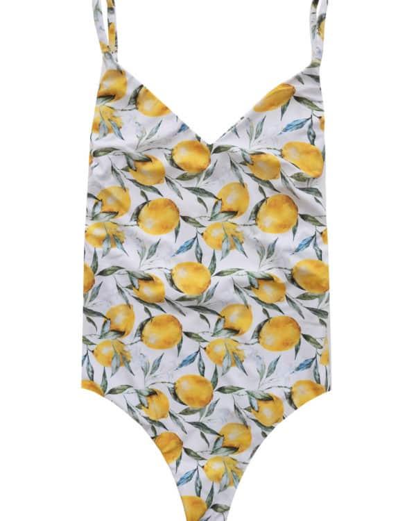 brazilian lemon one-piece swimsuit